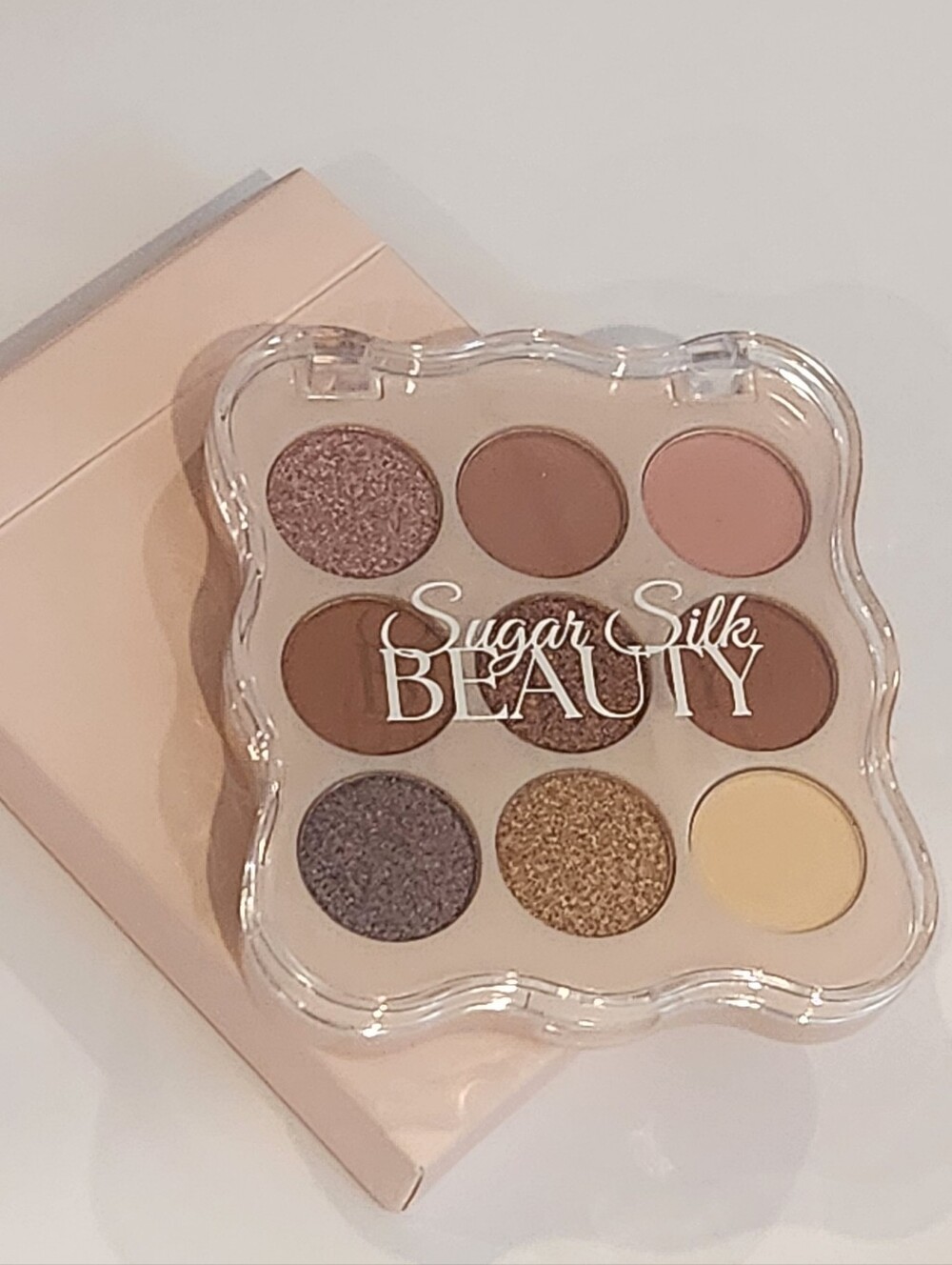 Sugar Silk Beauty Eyeshadow Palette - Neutral Pink & Gold Shades